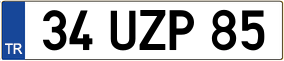 Truck License Plate